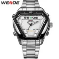 WEIDE часы Открытый Для мужчин спортивный Часы Аналоговый Цифровой Дисплей Водонепроницаемый multi Функция Relogio mascul подарок часы окне