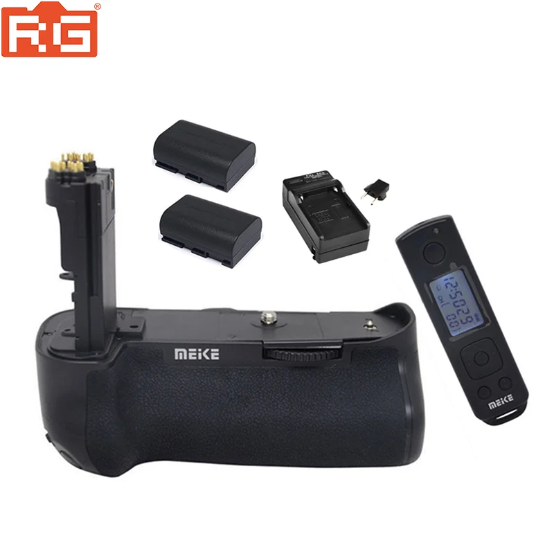 

Meike MK-7DRII Battery handle Built-in 2.4G Wireless Remote Control Battery Grip for Canon EOS 7D MARK II +2x Battery KIT LP-E6