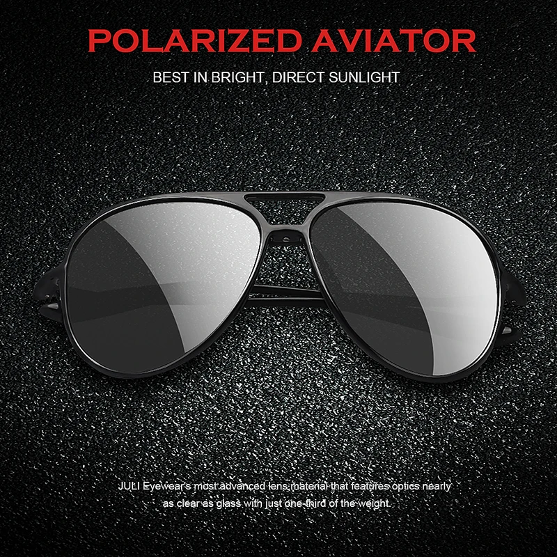 Polarized Sunglasses Men Ultralight Tr90 Pilot Sport Driving Cycling Fishing Golf UV400