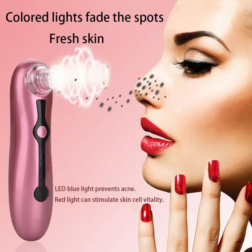 

Electric Blackhead Remover Blackhead Pore Remover Strong Suction Cleanser Comedo Spot Pimple Extraction Drop Shipping 2018m20
