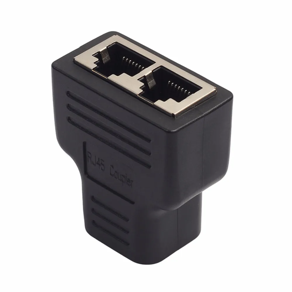 New-RJ45-Splitter-Adapter-1-to-2-Dual-Female-Port-CAT5-CAT-6-LAN-Ethernet-Sockt