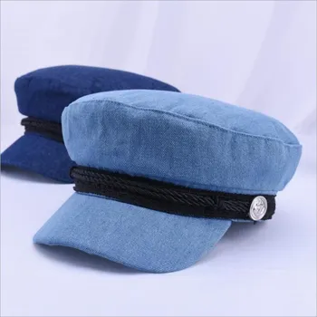 

2018 Spring and autumn men newsboy cap girl octagonal hats for women beret hat bone women striped vintage caps chapeu feminino