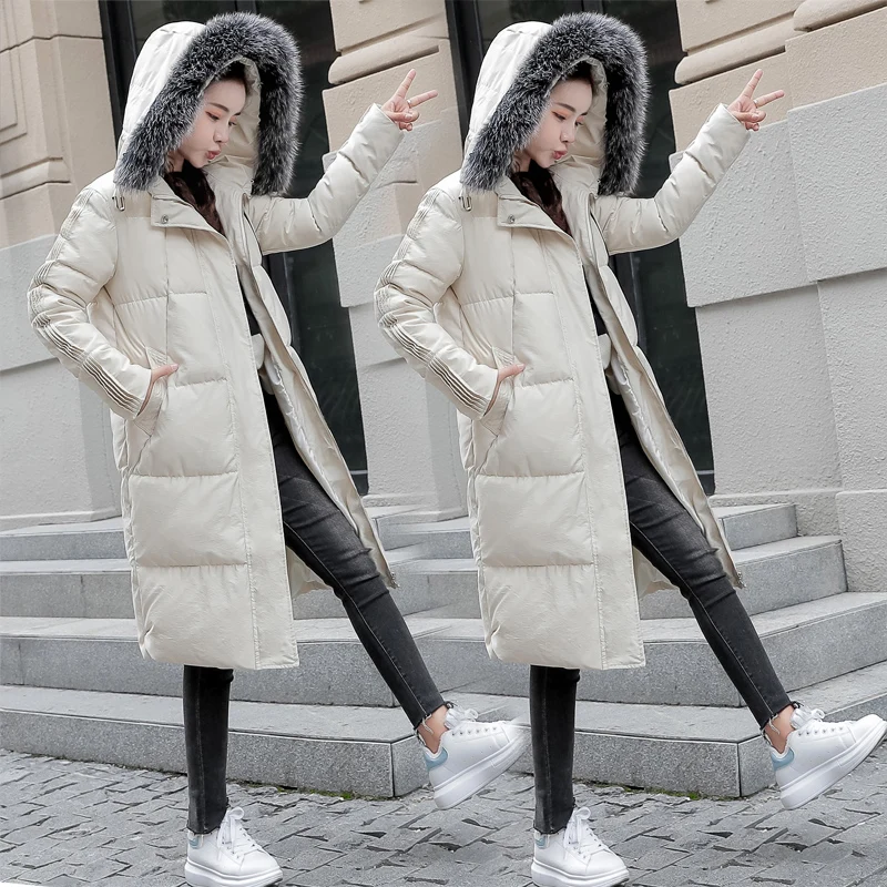 New Cotton coat clothing female 2018 winter Korean long