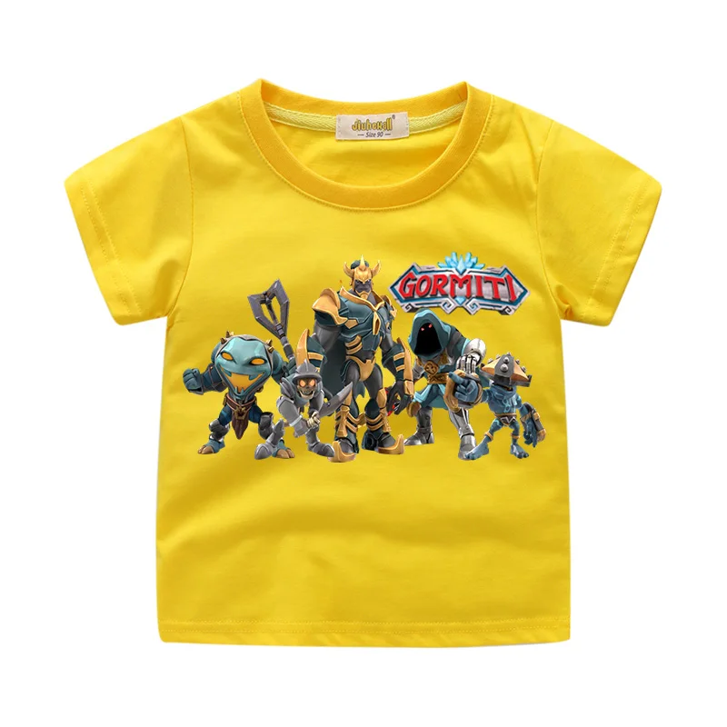 Hot Games Gormiti Tshirts Costume Kids Clothing Children Summer Short Sleeve O-Neck T-shirts Clothing Boys Girls Tee Tops WJ199 (1)