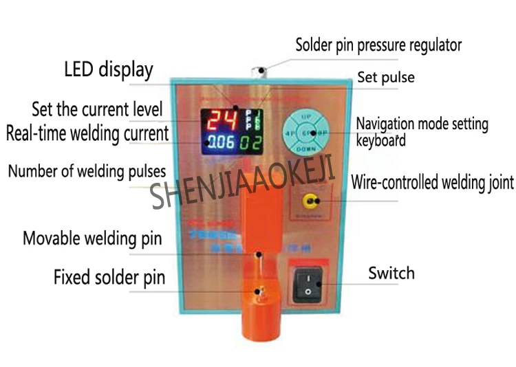 1 шт. точечной сварки 796SD нержавеющей стали железная медный провод точечной сварки AC220V/110 В сопротивление датчика стопы сварочный агрегат с ножным управлением