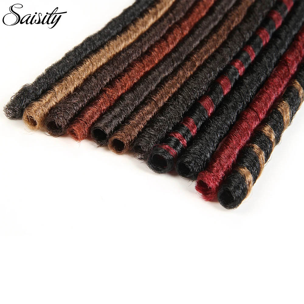 Murah Locs Saisity lembut crochet xpressions kepang kanekalon mengepang rambut faux jamaican bouncing locs crochet rambut sintetis ekstensi