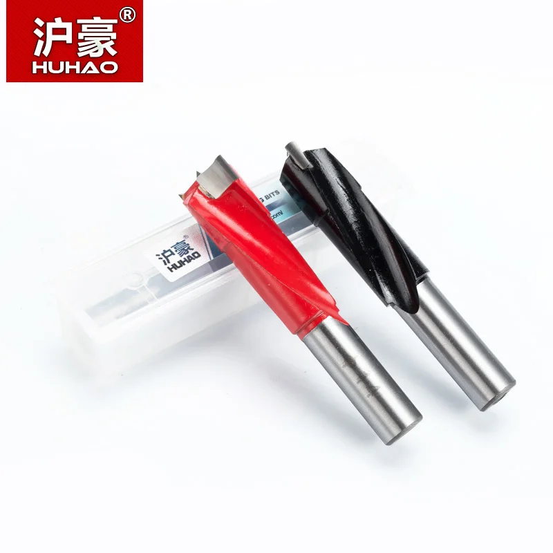 HUHAO 1pc 4mm 9.5mm wood drill bit 70mm length router row drilling for boring machine Gang drills Carbide endmill|for wood|drill bits woodcarbide |