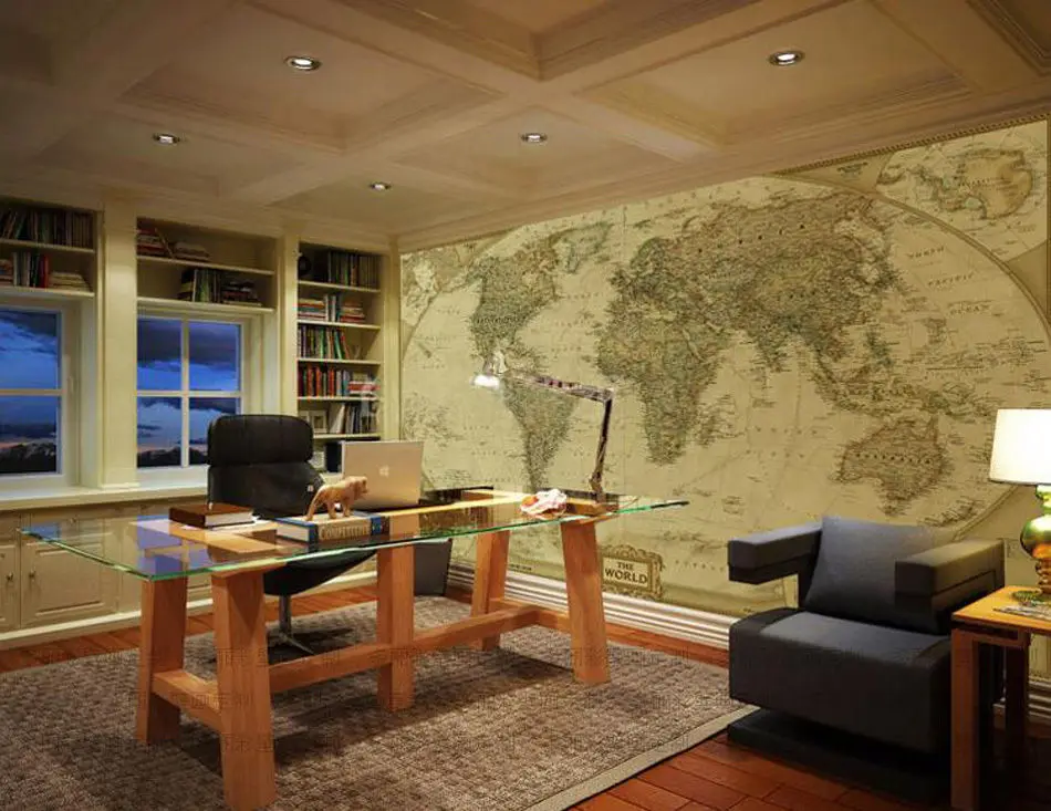 DIY Customized Photo Wallpaper for Walls 3D Living Room Wall Paper Murals Rolls World Map Bedroom TV Backdrop Store Painting