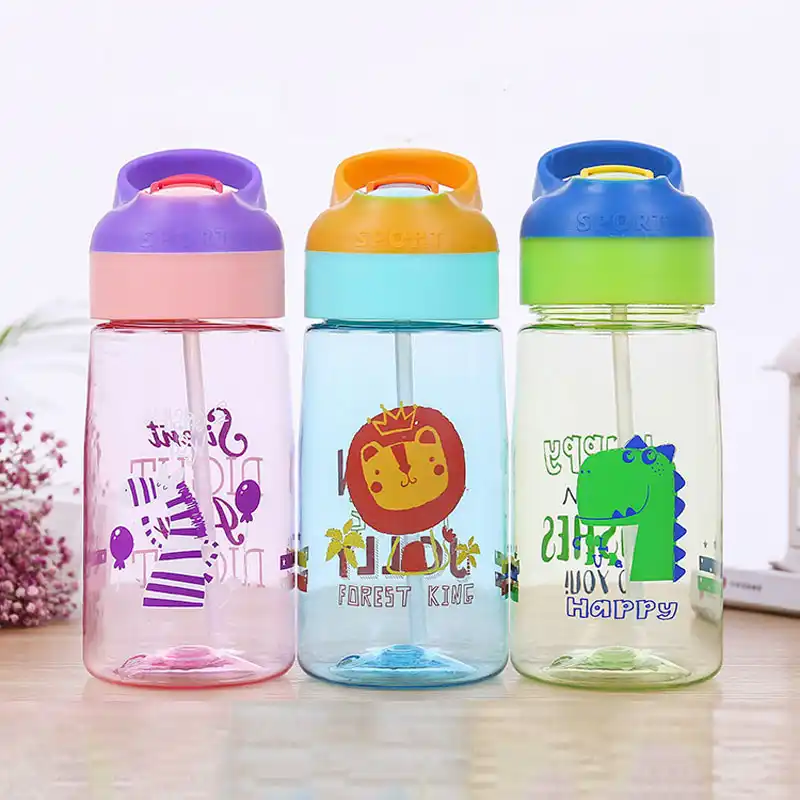 Bouteille D Eau Pour Enfants De 550ml Lion Dinosaure Avec Paille Gobelet D Apprentissage Pour Bebe Bouilloire D Entrainement Aliexpress