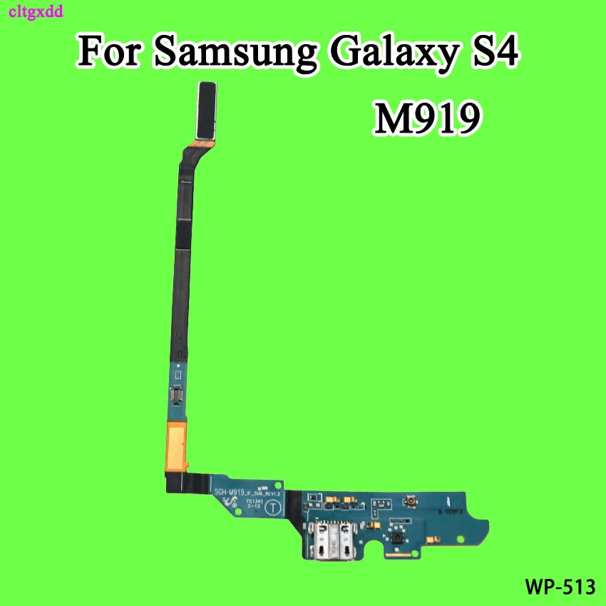 Зарядное устройство Порт гибкий кабель для samsung Galaxy S4 Mini I9195 i9505 i9500 I9502 i337 M919 E300L док-станция разъем USB