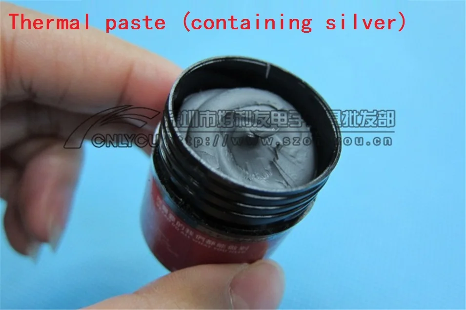 

30g CPU thermal grease silicone thermal paste (containing silver) heat paste For Chip VGA RAM LED IC cooler radiator cooling