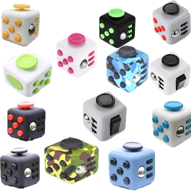 

Mini Cube Anti Stress Anxiety Stress Reliever Kids Children Adults EDC Decompression Toy for Cubic Anti-stress Cubic Ruby