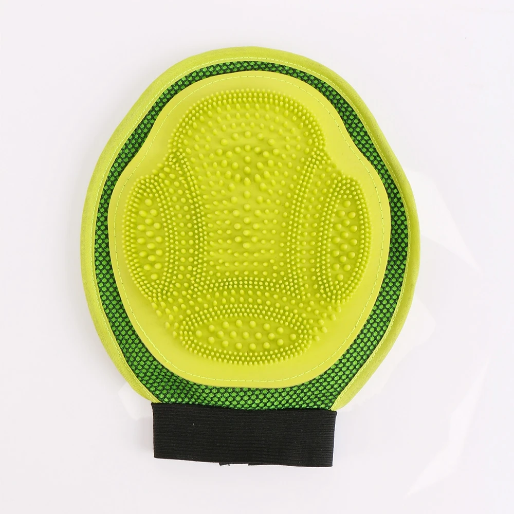 60 pcs/lot TPR Comfortable Cat Pet Dog Grooming Groom Glove Mitt dog puppy washing Cheaning bath