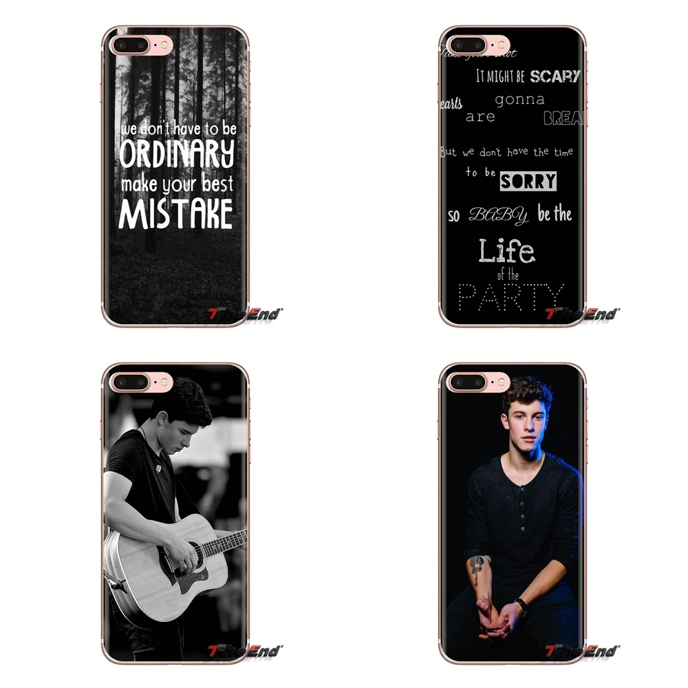Handsome Shawn Mendes Magcon For Xiaomi Redmi 4A S2 Note 3 3S 4 4X 5 Plus 6 7 6A Pro Pocophone F1 Transparent Soft Shell Covers |