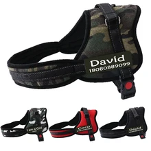 Dog-Name-Harness Costumized Free-Name Large New-Fashion Big Dog-Pet Phone-Number-Medium