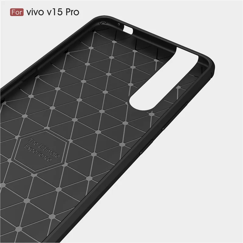 Vivo V15 Pro Phone Case Cover Shockproof Soft TPU Brushed Back Case For Vivo V15 Pro Case Shell Vivo V15 Pro V15 Pro Funda 6.39\