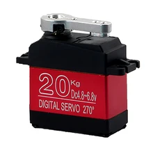 DS3218MG 20KG High voltage 5V-6.8V Large Torque Digital Servo metal shell Waterproof servo For 1/10 1/8 rc car Truck boat DS3218MG 20KG High voltage 5V-6.8V Large Torque Digital Servo metal shell Waterproof servo For 1/10 1/8 rc car Truck boat