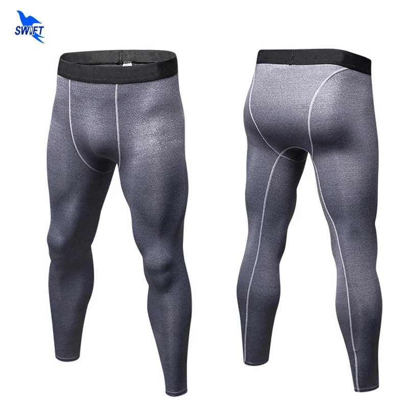 Quick Dry Mens Skin Tights Rashguard MMA Compression Pants Running