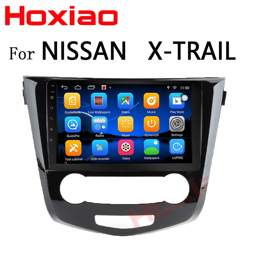 Для Nissan X-trail X trail Xtrail Qashqai 2014-2017 10 дюймов 1024*600 экран автомобиля Android радио gps стерео 2