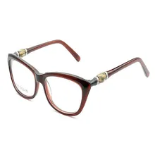 Женская Ретро мода полный обод ацетат линза для рецептов оправа для очков Анти-усталость женщин очки для чтения