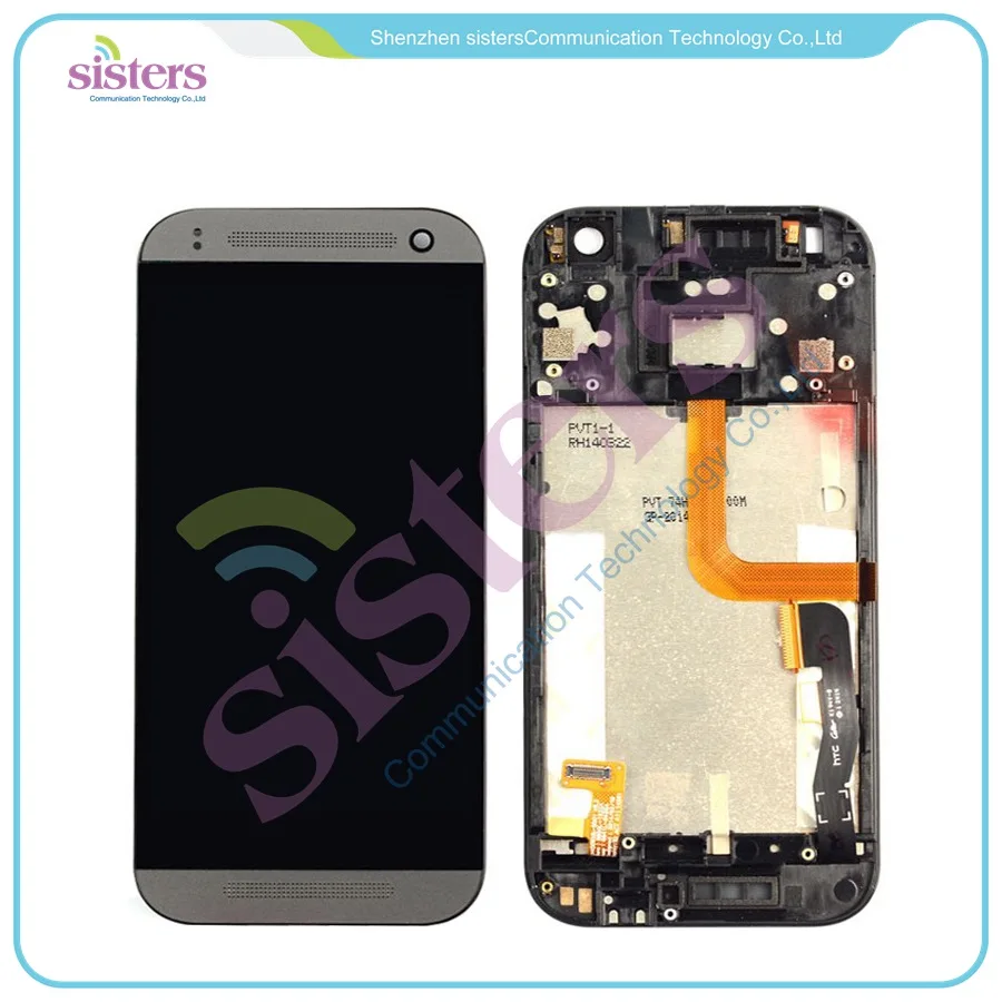 

Best! White/Gold/Grey LCD Display Touch Screen Digitizer Assembly with Frame Replacement Parts for HTC One Mini 2 M8 Mini