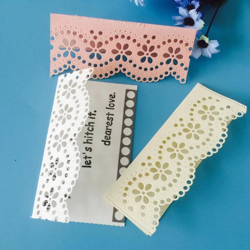 romantic metal cutting dies cut lace border edge