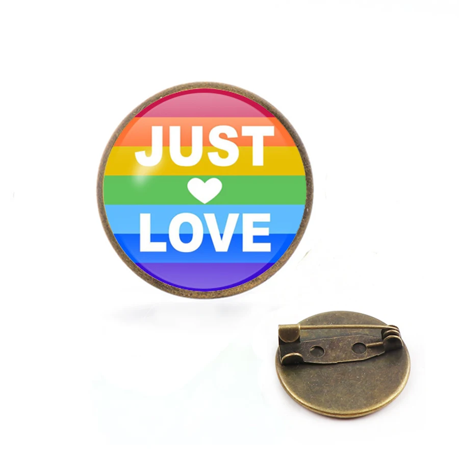 Pride Rainbow Brooch Transgender Gay Intersex Asexual Bisexual Lapel Pins