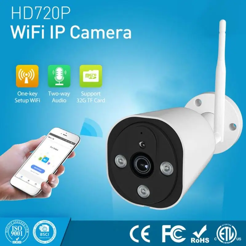 

VODOOL NEO Outdoor Waterproof Wireless WiFi IP Camera 1080P IR Night Vision Home Security Surveillance Monitor CCTV Video Camera