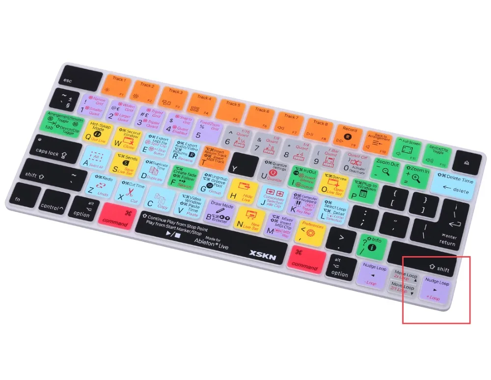 Силиконовый чехол XSKN для Apple Magic Keyboard(MLA22LL/A, выпущенный), раскладка для США и ЕС