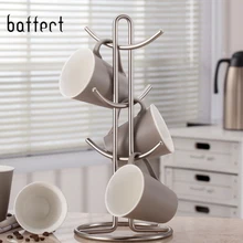 Contenitori e complementi per Cucina cremagliera in Piedi Tazza Di Caffè Organizzatore Di caffè Tazza Di tè Di immagazzinaggio Del Supporto Del Basamento Cucina Di casa Tazza Appeso Cremagliera Di esposizione(China)