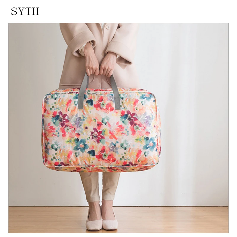 

SYTH Wardrobe Fabric Foldable Storage Bag Storage Box Case Blanke Folding Closet Organizer For Pillow Quilt Blanket Bedding