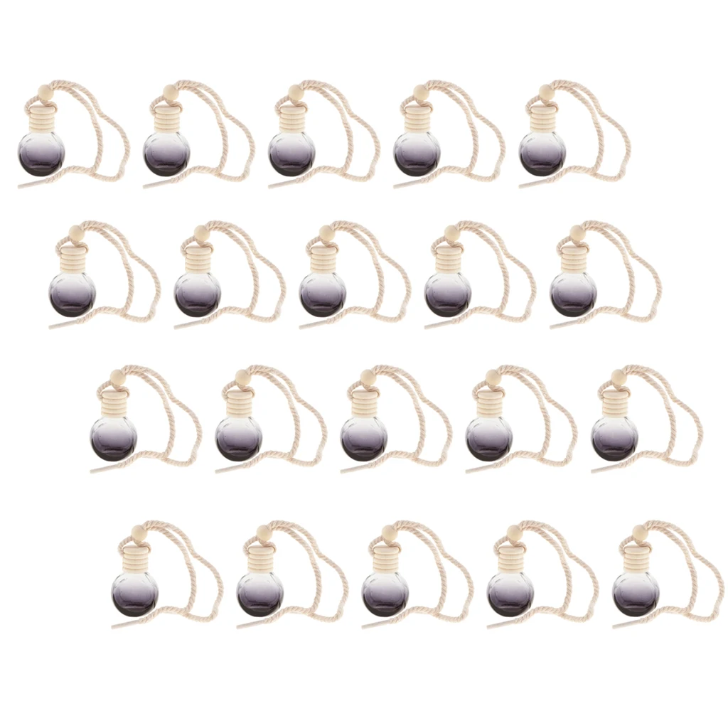 20Pcs 10ml Mini Perfume Pendant Car Accessories Pendant Perfume Bottle Oil Car Perfume Bottles Round Set 20Pcs 10ml Mini Perfume Pendant Car Accessories Pendant Perfume Bottle Oil Car Perfume Bottles Round Set
