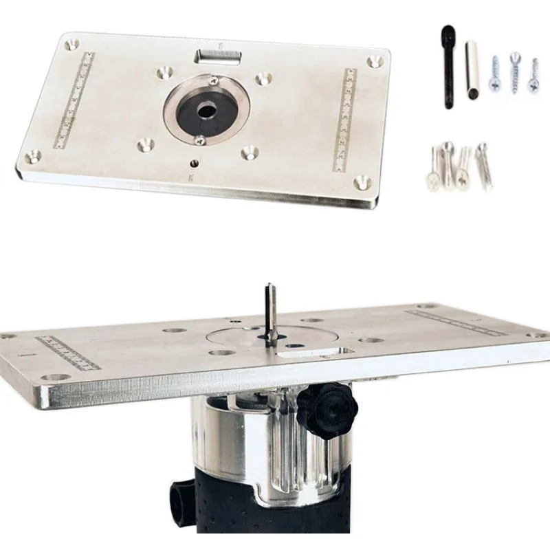 

Trimming Machine Auxiliary Tools Aluminum Alloy Flip Board DIY hand Trimming Machine Router Tools Woodworking Tools