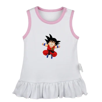 

Dragon Ball Fighting Goku Gym Tank Gym DBZ Dragon Ball Z Newborn Baby Girls Dresses Toddler Sleeveless Dress Infant Clothes