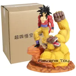 Dragon Ball Z Супер Saiyan 4 Сон Гоку и золотой большой Ape статуя из смолы Рисунок Коллекция Модель фигурка