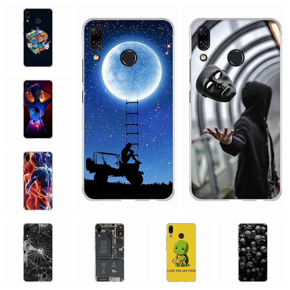 

For Asus Zenfone 5Z ZS620KL Cover Soft TPU For Asus Zenfone 5z ZS620KL Case Lion Patterned For Asus Zenfone 5 ZE620KL Coque Bag