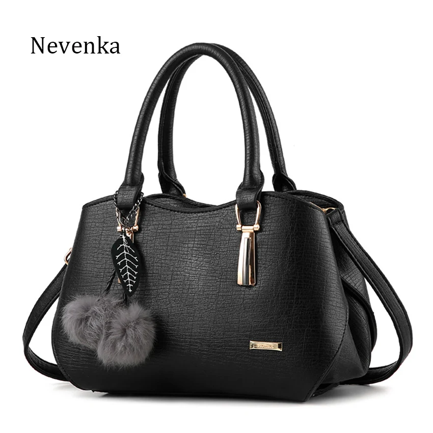 

Nevenka Women Handbags Leather Lady Shoulder Bags Fashion Pleated Chains Solid Messenger Crossbody Bags Party Luxury Tote Sac