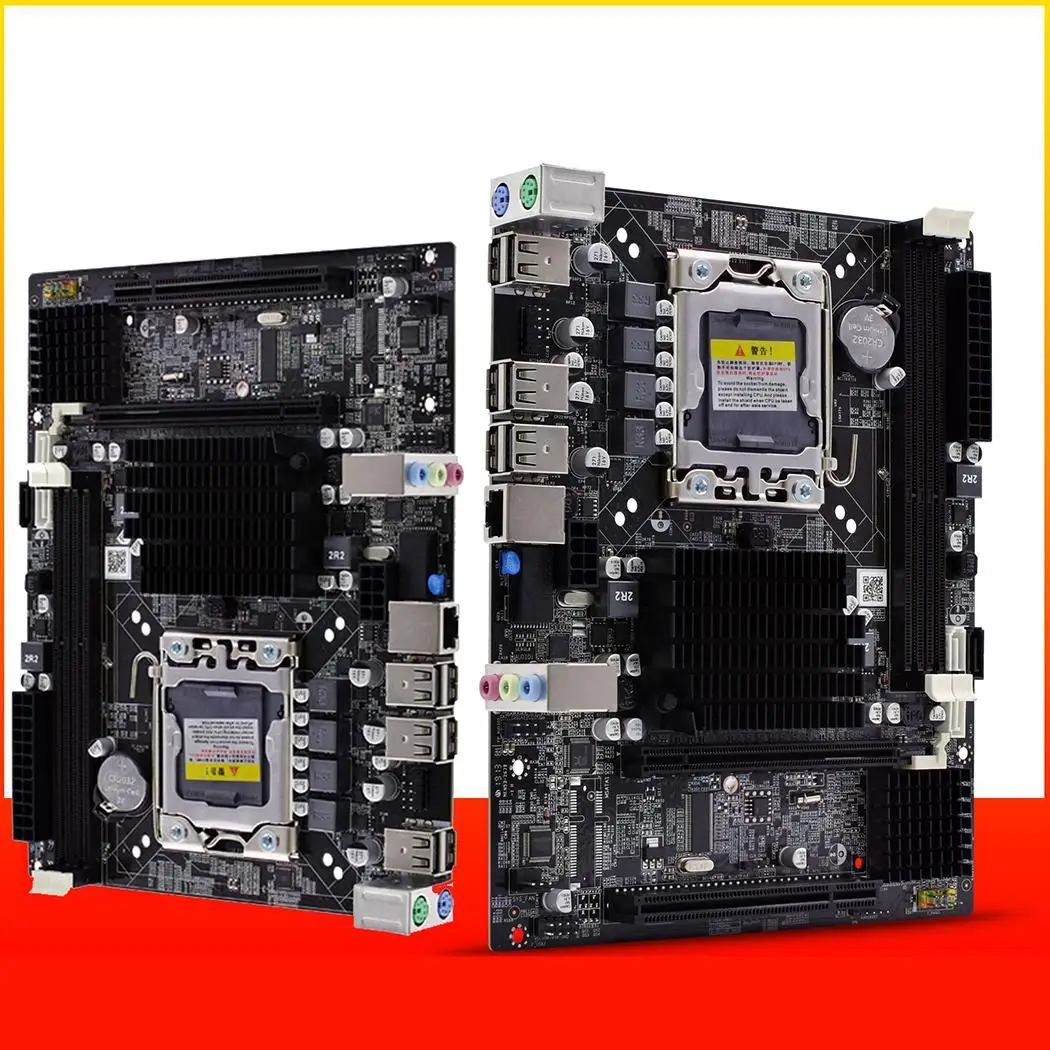 

LGA1366 X58 CPU X5670 X5680 Mother Board SATA Cable Discrete DDR3 Graphic channel Dual S-ATA II graphics Channel