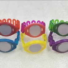 100 шт. Диаметр 65 EM4100 ID карты запястье браслеты интеллигентая(ый) замок для сауны полосы контроля доступа RFID считыватель ленты