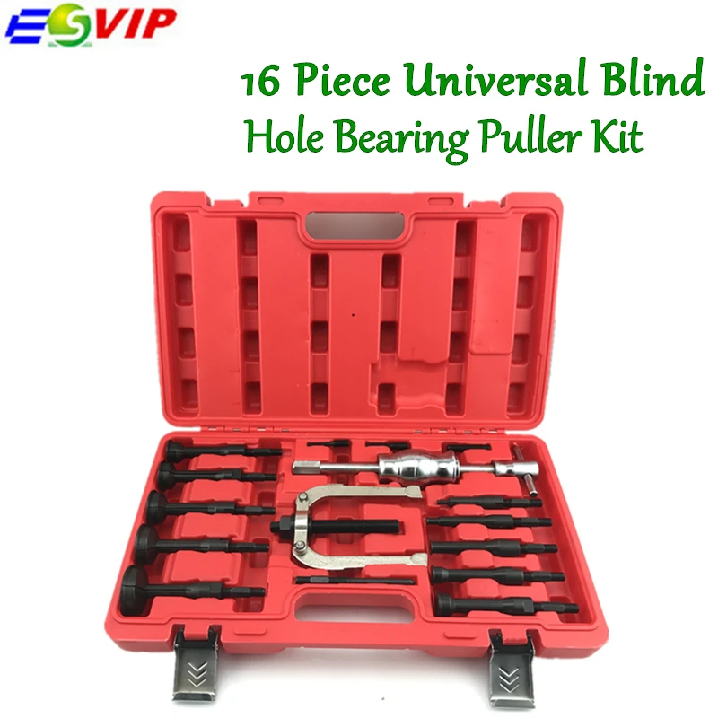 16pcs Internal Extractor Installation Removal Kit Extra Large Expanding Collets Universal Blind