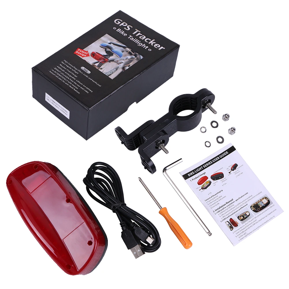 GPS трекер для велосипеда 5200 мАч водонепроницаемый|gps tracking device|tracking devicebicycle gps tracker |