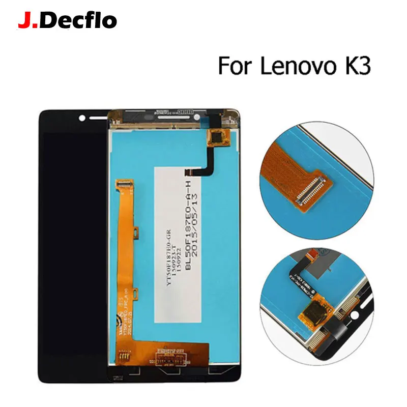 

For Lenovo K3 K30t LCD Display Touch Screen Digitizer Assembly Replacement No Frame Original 1280x720 5.0 Inch Black