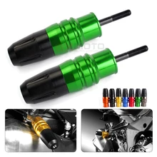 2pcs Z 1000 z1000sx green Motorcycle CNC Crash Pads Exhaust Sliders Crash Protector for Kawasaki Z1000 Z1000SX accessories parts