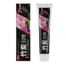 Уход за зубами 110 г бамбуковая зубная паста черная зубная паста древесный уголь Универсальный зубной отбеливающий Tandpasta TSLM1