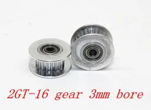 3D printer accessories 2GT 16 tooth synchronous wheel pulley wheel Perlin passive idler pulley wheel bore