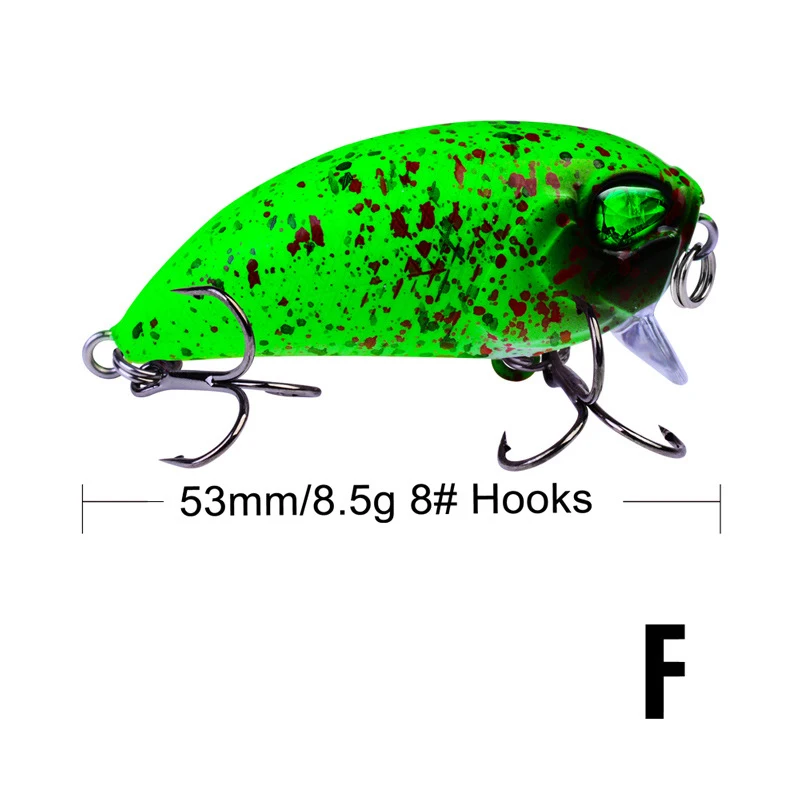 1PC Crankbait fishing Wobblers Tackle 8.5g 5.3cm pesca Swim Crank Bait Bass Fishing Lure pike perch