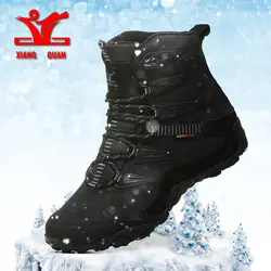 XIANG GUAN/Новинка; зимняя обувь для пеших прогулок; мужские Противоскользящие зимние ботинки; Мужская Спортивная обувь; женская теплая обувь