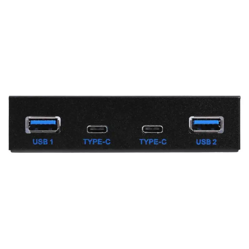 Стандартный 3.5 "дисковод Размеры 2 USB 3.0 + 2 Тип-C Порты и разъёмы Extender Панель для настольного компьютера pc спереди Floppy Drive