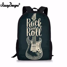NOISYDESIGNS мужской рюкзак рок-н-ролл музыкальный дизайн печать для мальчиков девочек 3D школьные принадлежности женские сумки мужские рюкзаки для ноутбука