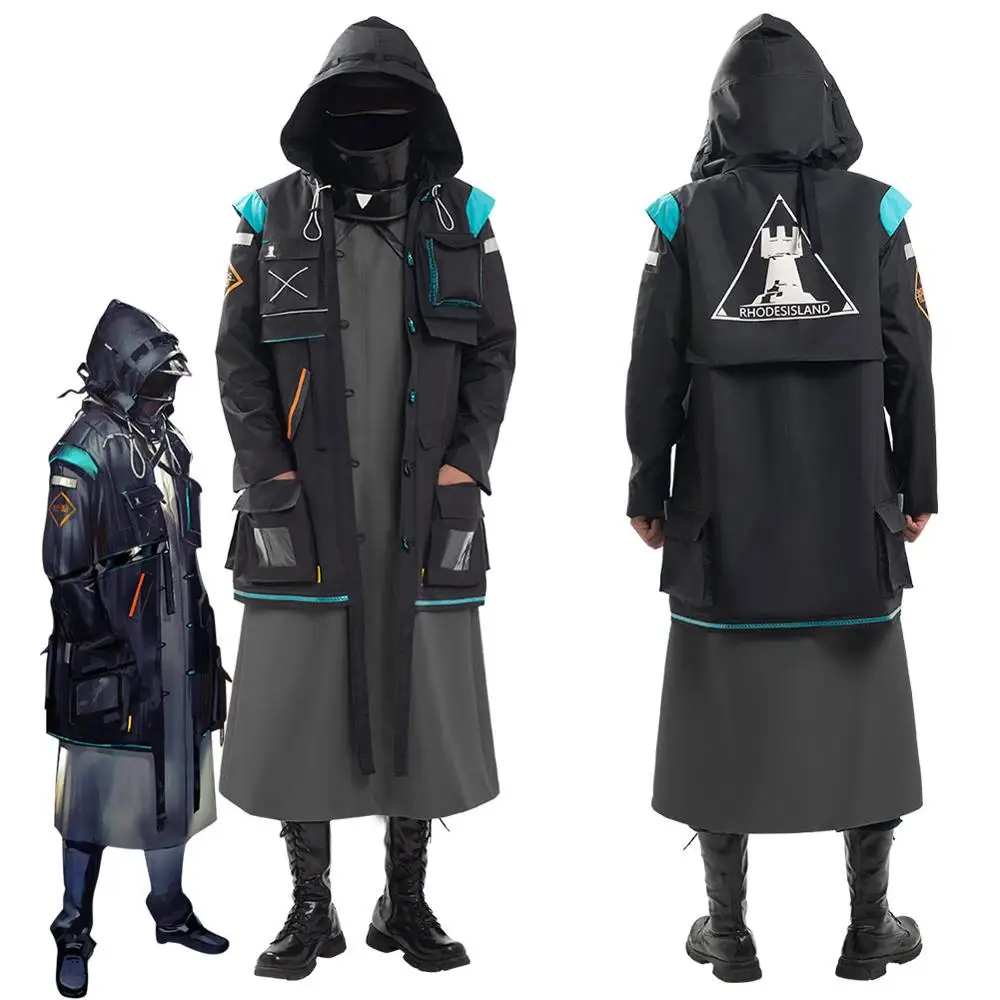 

Game Arknights Doctor Cosplay Costume Adult Unisex Full Sets Custom Made for Halloween Carnival Party Women Girls